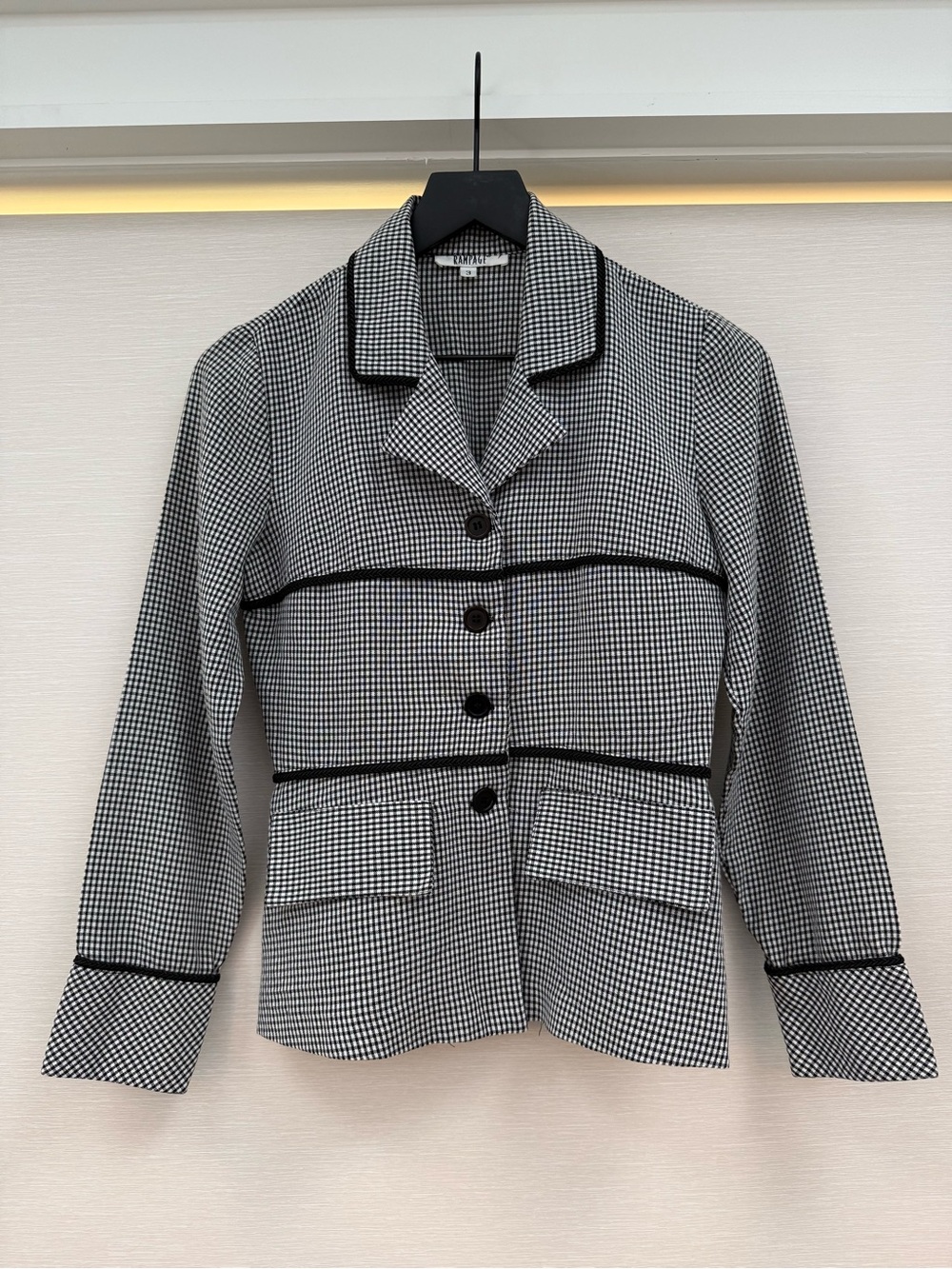Vintage Rampage Black & White Blazer
